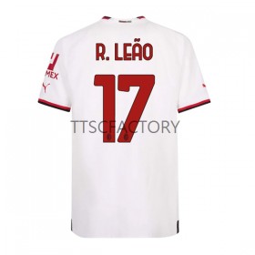 Koszulka AC Milan Rafael Leao 17 Wyjazdowe Koszulki Piłkarskie 2022-2023 Krótki Rękaw